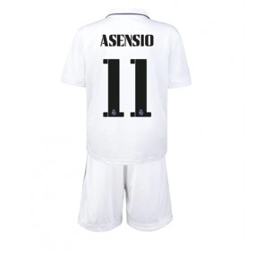 Real Madrid Marco Asensio #11 babykläder Hemmatröja barn 2022-23 Korta ärmar (+ Korta byxor)